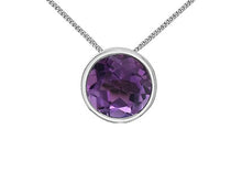 Load image into Gallery viewer, Amethyst Slider Necklace Fifth Avenue Jewellers