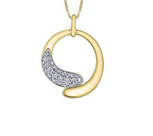 Load image into Gallery viewer, Bypass Circle Pendant Necklace Fifth Avenue Jewellers Kamloops BC