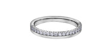 Load image into Gallery viewer, white gold ring with small diamonds on a white background