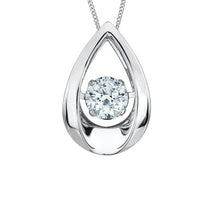 Load image into Gallery viewer, Dancing Diamond Droplet Necklace Fifth Avenue Jewellers