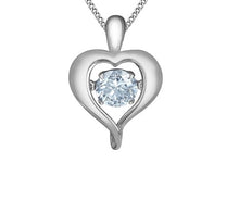 Load image into Gallery viewer, Dancing Heart Pendant Necklace Fifth Avenue Jewellers
