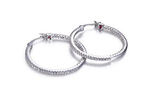 Load image into Gallery viewer, Rodeo Drive Inside Out CZ Hoops