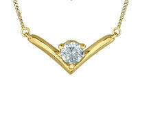 Load image into Gallery viewer, Diamond Chevron Necklace fifth Avenue Jewellers Kamloops BC