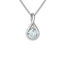 Load image into Gallery viewer, Diamond Droplet Pendant Necklace Fifth Avenue Jewellers