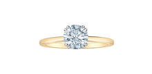 Load image into Gallery viewer, Double Claw Diamond Solitaire Ring