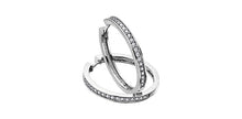 Load image into Gallery viewer, Classic Diamond Hoops in White Gold .33ct Fifth Avenue Jewellers