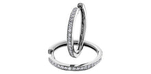 Load image into Gallery viewer, Classic Diamond Hoops in White Gold .25ct Fifth Avenue Jewellers