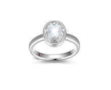 Load image into Gallery viewer, Essence Oval CZ Ring Fifth Avenue Jewellers