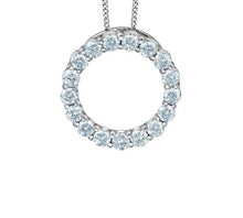 Load image into Gallery viewer, Eternity Circle Pendant Necklace Fifth Avenue Jewellers