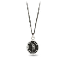Load image into Gallery viewer, Pyrrha Feather Talisman Necklace Fifth Avenue Jewellers