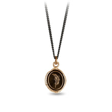 Load image into Gallery viewer, Pyrrha Feather Talisman Necklace