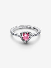 Load image into Gallery viewer, Pandora Elevated Pink Heart Ring