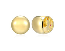 Load image into Gallery viewer, Genesis Gold Plated Ball Huggie Earrings Fifth Avenue Jewellers