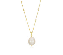 Load image into Gallery viewer, Genesis Gold Plated Baroque Pearl Necklace Fifth Avenue Jewellers