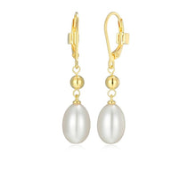 Load image into Gallery viewer, Genesis Shell Pearl Drop Earrings