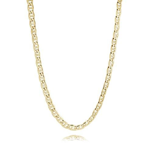 Gold Ion-Plated Stainless Steel Mariner Link Chain Fifth Avenue Jewellers