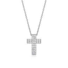 Load image into Gallery viewer, Humanity Sparkling Cross Necklace Fifth Avenue Jewellers