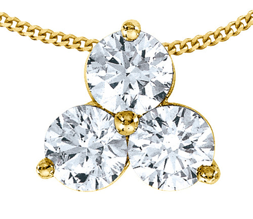 Maple Leaf Diamond Clover Pendant Necklace Fifth Avenue Jewellers