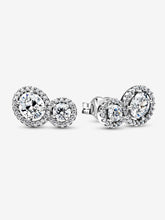 Load image into Gallery viewer, Pandora Embracing Halo Stud Earrings Fifth Avenue Jewellers