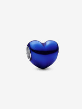 Load image into Gallery viewer, Pandora Metallic Deep Blue Heart Charm Fifth Avenue Jewellers