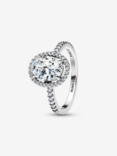 Load image into Gallery viewer, Pandora Oval Sparkling Halo Statement Ring Fifth Avenue Jewellers