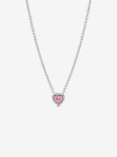 Load image into Gallery viewer, Pandora Pink Elevated Heart Necklace Fifth Avenue Jewellers