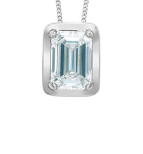Load image into Gallery viewer, Picture Frame Diamond Pendant Necklace Fifth Avenue Jewellers