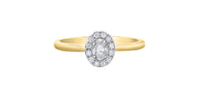 Load image into Gallery viewer, Picture Frame Oval Halo Ring Fifth Avenue Jewellers