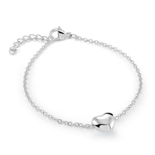 Load image into Gallery viewer, Puff Heart Solitaire Bracelet Fifth Avenue Jewellers Kamloops BC