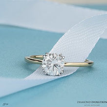 Load image into Gallery viewer, Double Claw Diamond Solitaire Ring