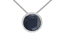 Load image into Gallery viewer, Sapphire Slider Necklace Fifth Avenue Jewellers