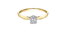 Load image into Gallery viewer, Starburst Yellow Gold Diamond Cluster Ring Fifth Avenue Jewellers