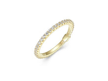 Load image into Gallery viewer, Stardust Gold Plated Eternity Ring Fifth Avenue Jewellers