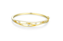 Load image into Gallery viewer, Triple Layered CZ Bangle Fifth Avenue Jewellers Kamloops BC