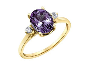 Amethyst And Canadian Diamond Ring - Fifth Avenue Jewellers