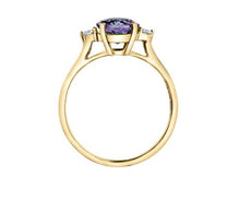 Load image into Gallery viewer, Amethyst And Canadian Diamond Ring - Fifth Avenue Jewellers Profile