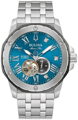 Bulova Mens Marine Star Watch 98D184 - Fifth Avenue Jewellers