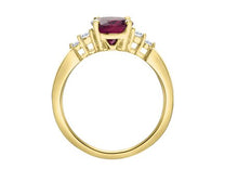 Load image into Gallery viewer, Canadian Diamond And Garnet Ring - Fifth Avenue Jewellers