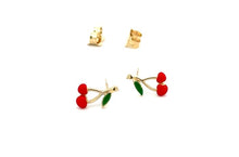 Load image into Gallery viewer, Cherry Stud Earrings - Fifth Avenue Jewellers