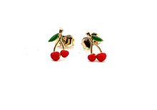 Load image into Gallery viewer, Cherry Stud Earrings - Fifth Avenue Jewellers
