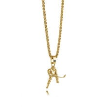 Load image into Gallery viewer, Hockey Player Pendant Necklace - Fifth Avenue Jewellers