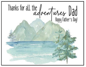 Joyfully Created "Thanks For All The Adventures..." Father's Day Card - Fifth Avenue Jewellers