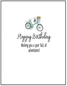 Joyfully Created "Wishing You a Year Full of Adventures" Birthday Card - Fifth Avenue Jewellers