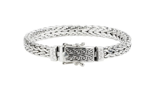 Keith Jack Celtic Square Dragon Weave Bracelet - Fifth Avenue Jewellers