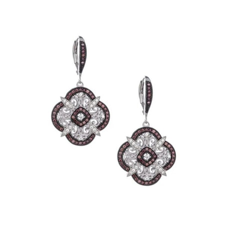 Keith Jack Scalloped Night & Day Earrings - Fifth Avenue Jewellers