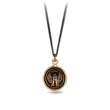 Load image into Gallery viewer, Pyrrha Love and Protection Talisman Necklace in Bronze