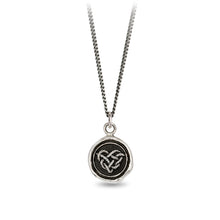 Load image into Gallery viewer, Pyrrha Love Knot Talisman Necklace in Sterling Silver