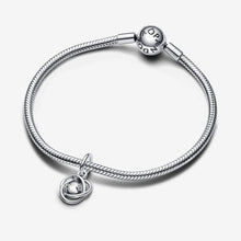 Load image into Gallery viewer, Pandora April Clear Eternity Circle Dangle Charm - Fifth Avenue Jewellers