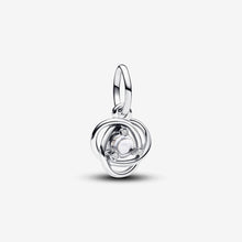 Load image into Gallery viewer, Pandora April Clear Eternity Circle Dangle Charm - Fifth Avenue Jewellers