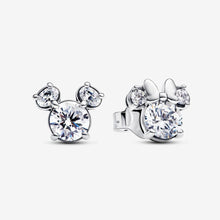 Load image into Gallery viewer, Pandora Disney Mickey Mouse &amp; Minnie Mouse Sparkling Stud Earrings - Fifth Avenue Jewellers
